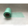 Green flat non-woven fabric